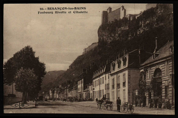 - Besançon-Les-Bains Faubourg Rivotte et Citadelle [image fixe] , Besançon (Doubs) : Etablissements C. Lardier, 1914-1930