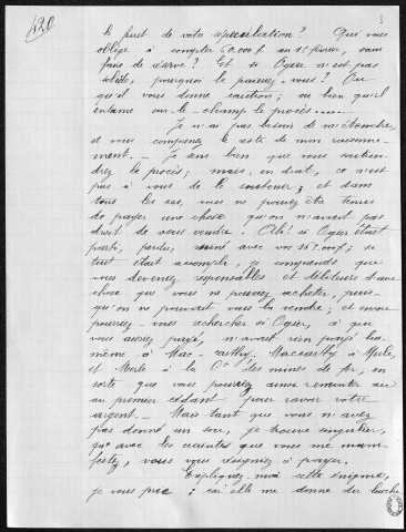 Ms 2609 - Tome II. 1846, janvier-1848, octobre. Lettres de Pierre-Joseph Proudhon aux frères Gauthier (copies)