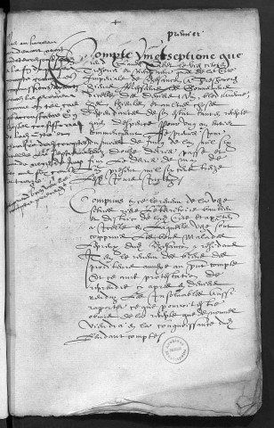 Comptes de la Ville de Besançon, recettes et dépenses, Compte de Claude Cabet (1er juin 1612 - 31 mai 1613)
