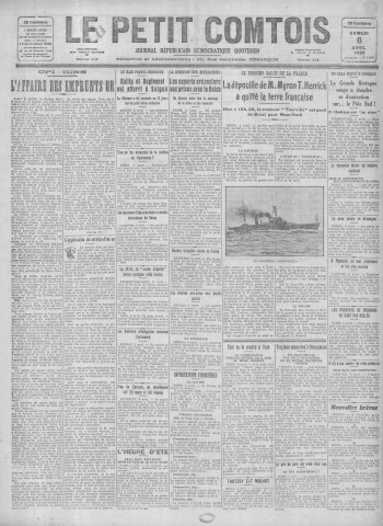 06/04/1929 - Le petit comtois [Texte imprimé] : journal républicain démocratique quotidien