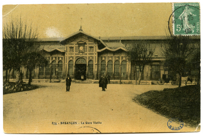 Besançon - Besançon - La Gare Viotte. [image fixe] , 1904/1909