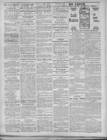 24/11/1921 - La Dépêche républicaine de Franche-Comté [Texte imprimé]