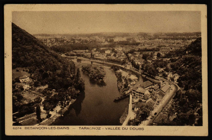Besançon-les-Bains - Tarragnoz - Vallée du Doubs [image fixe] , Mulhouse : BRAUN & Cie, Imp.-Edit, 1904/1913