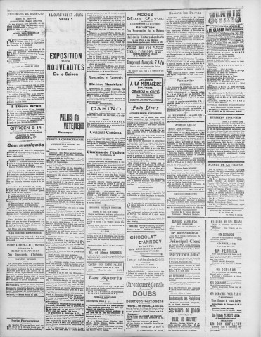 03/10/1926 - La Dépêche républicaine de Franche-Comté [Texte imprimé]