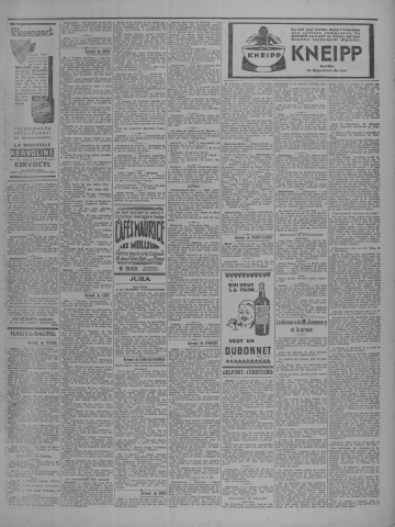 20/01/1933 - Le petit comtois [Texte imprimé] : journal républicain démocratique quotidien