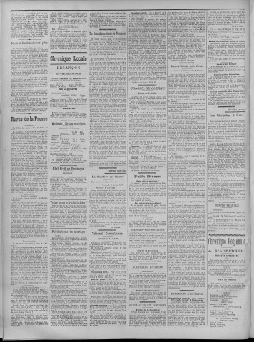 22/07/1911 - La Dépêche républicaine de Franche-Comté [Texte imprimé]