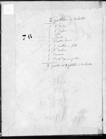 Oeuvre III. Le tableau parlant comédie parade en un acte et en vers dédié à Monseigneur le duc de Choiseul mis en musique par M. Grétry de l'Académie de Boulogne représenté pour la première fois le 20 septembre 1769 par les comédiens italiens du roy.- [Partition] [Musique imprimée]