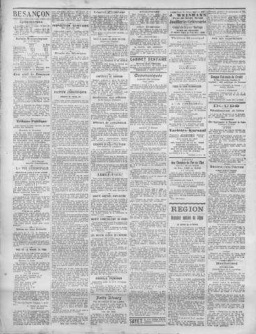03/02/1921 - La Dépêche républicaine de Franche-Comté [Texte imprimé]