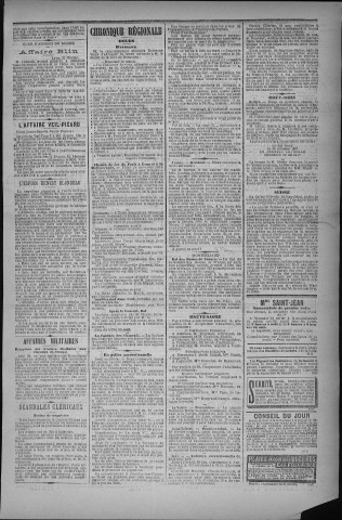 23/02/1889 - Le petit comtois [Texte imprimé] : journal républicain démocratique quotidien