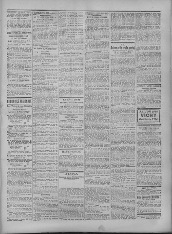 21/04/1916 - La Dépêche républicaine de Franche-Comté [Texte imprimé]