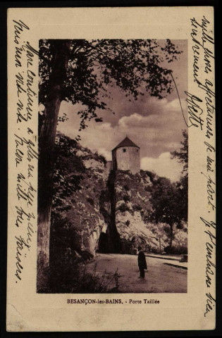 Besançon-les-Bains - Porte Taillée. [image fixe] 1905/1910