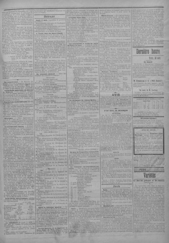 16/08/1893 - La Franche-Comté : journal politique de la région de l'Est