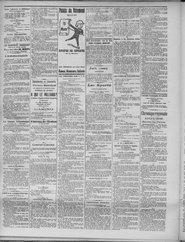 14/03/1925 - La Dépêche républicaine de Franche-Comté [Texte imprimé]