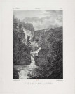 Vue des cascades de l'Esme près la Billaude [estampe] : Jura / Ed. Hostein lith. , [Paris] : Impr. lith. de H. Gaugain, [1800-1899]