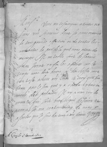 Ms Chiflet 107-108 - Lettres écrites à Jean-Jacques, à Philippe et à Jules Chiflet, par trois gouverneurs de la Franche-Comté, Clériadus de Vergy, le marquis de Saint-Martin et Claude de Bauffremont (1624-1662). Deux volumes