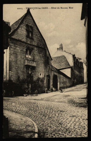 Besançon - Besançon-Les-Bains - Hôtel du Mouton Noir [image fixe] , Strasbourg : Edition La Cigogne , 37 rue de la Course, Strasbourg, 1904/1930