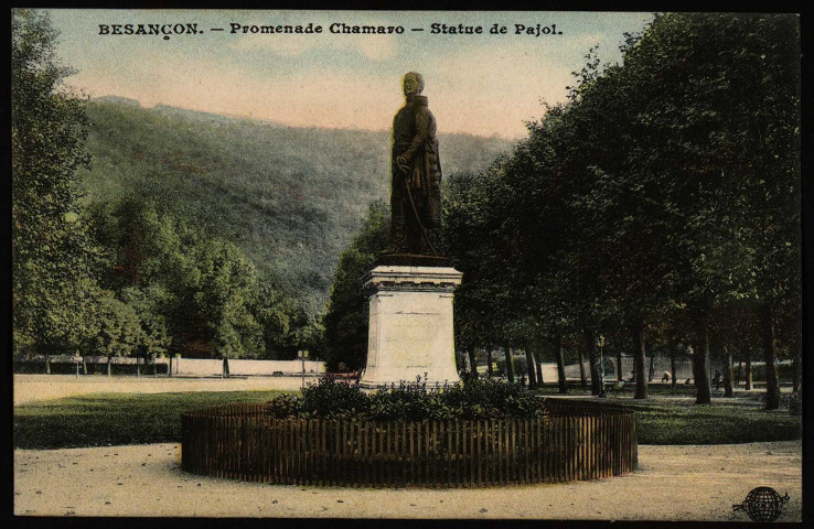Besançon - Promenade Chamars - Statue de Pajol. [image fixe] S.F.N.G.R., 1904/1930