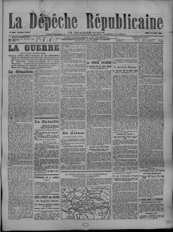 12/08/1915 - La Dépêche républicaine de Franche-Comté [Texte imprimé]