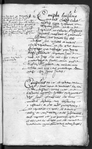 Comptes de la Ville de Besançon, recettes et dépenses, Compte de Claude Cabet (1er juin 1588 - 31 mai 1589)