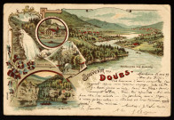 Souvenir du Doubs [image fixe] , La Chaux-de-Fonds : Lith. Thomas & Koch, 1897/1899