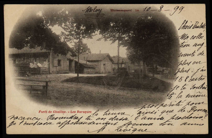 Besançon - Forêt de Chailluz. - Les Baraques [image fixe] , 1897/1899