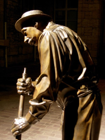 Statue ; L'arroseur Arrosé