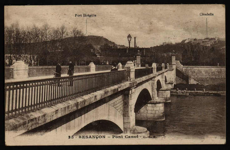 Besançon - Pont Canot [image fixe] , Besançon : les Editions C.L.B., 1914/1950