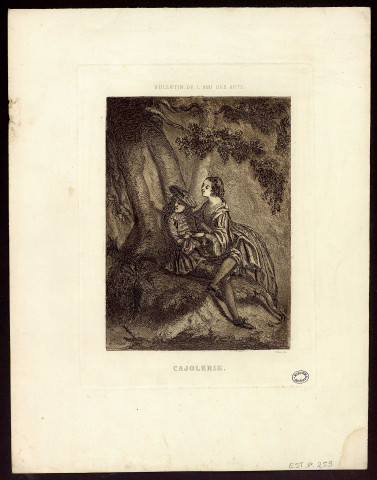 Cajolerie [image fixe] / L. Perèse. P. Dien imp. , [Paris, 1843-1845]