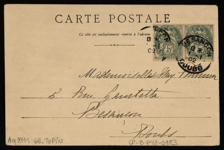 Besançon - Besançon - Fontaine de la Place de l'Etat-Major. [image fixe] , 1897/1902