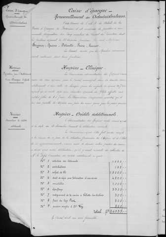 Registre des délibérations du Conseil municipal, avec table alphabétique, du 26 novembre 1875 au 29 janvier 1878