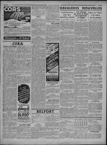 22/06/1939 - Le petit comtois [Texte imprimé] : journal républicain démocratique quotidien