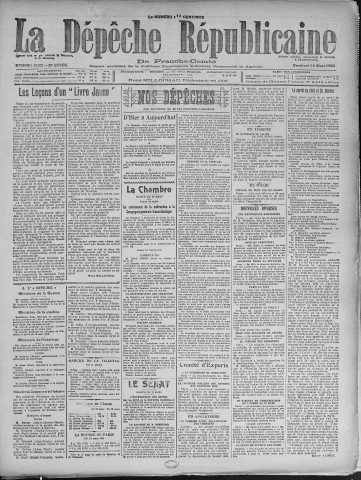 14/03/1924 - La Dépêche républicaine de Franche-Comté [Texte imprimé]