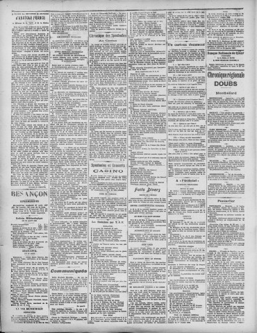 27/08/1926 - La Dépêche républicaine de Franche-Comté [Texte imprimé]