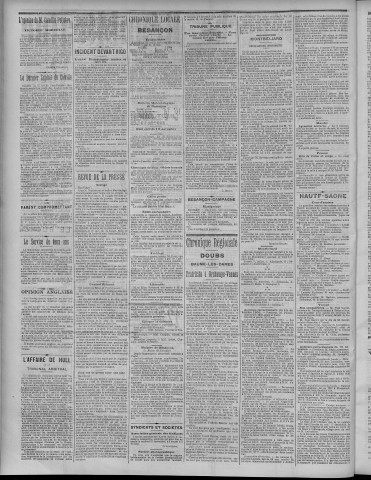 11/11/1904 - La Dépêche républicaine de Franche-Comté [Texte imprimé]