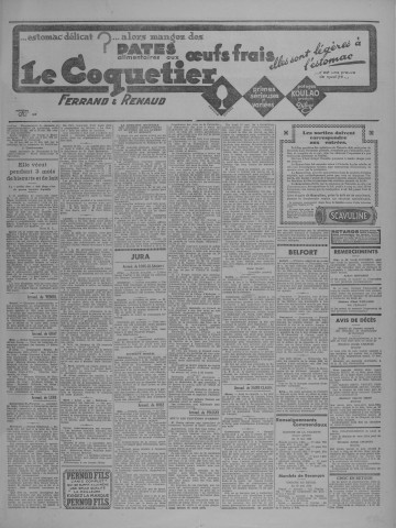 16/05/1933 - Le petit comtois [Texte imprimé] : journal républicain démocratique quotidien