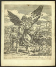 [Tobie et l'ange] [image fixe] / Titianus Vecellius, Cad Invent & Pinx, V. Lefebre del et sculp  ; F. Van Campen Formis. Venetys : Johanne Van Campen, 1662/1...