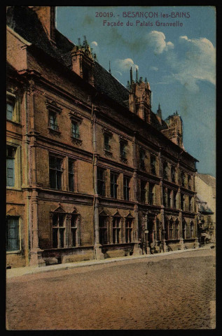Besançon - Besançon-les-Bains - Façade du Palais Granvelle. [image fixe] , Strasbourg : Cartes " La Cigogne ", 37 rue de la Course, Strasbourg, 1903/1930