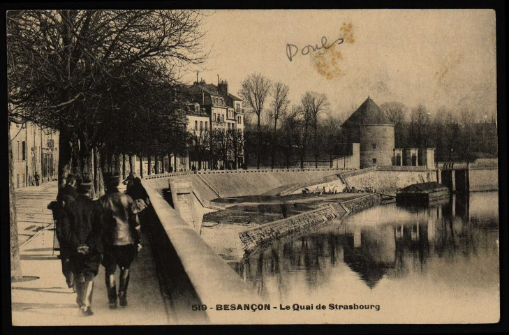 Besançon. Le Quai de Strasbourg [image fixe] , 1904/1905