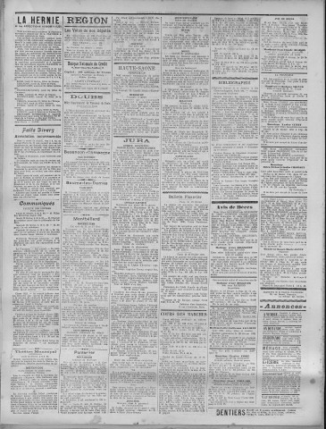 21/02/1921 - La Dépêche républicaine de Franche-Comté [Texte imprimé]