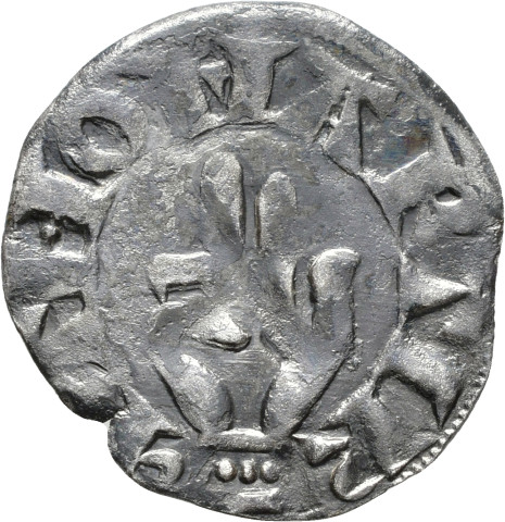 874.1.35 - pièce de monnaie ; denier estevenant