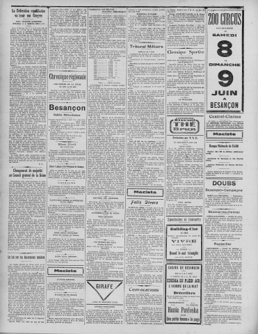 05/06/1929 - La Dépêche républicaine de Franche-Comté [Texte imprimé]