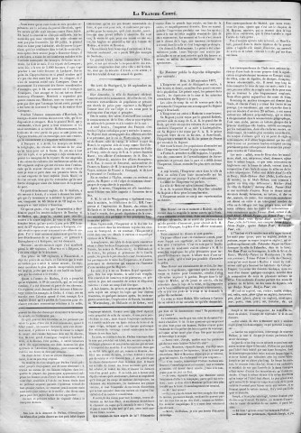 02/10/1857 - La Franche-Comté : organe politique des départements de l'Est