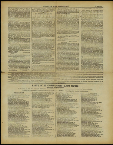 Gazette des Ardennes [Texte imprimé]