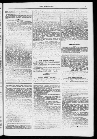 10/02/1852 - L'Union franc-comtoise [Texte imprimé]