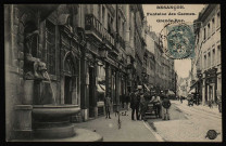 Besançon. - Fontaine des Carmes. Grande-Rue [image fixe]  : S.F.N.G.R., 1904-1930