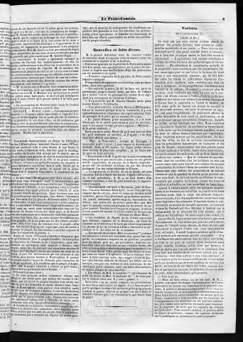 16/03/1844 - Le Franc-comtois - Journal de Besançon et des trois départements