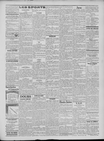27/05/1933 - La Dépêche républicaine de Franche-Comté [Texte imprimé]