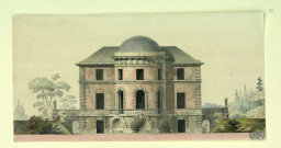 Château de Neuilly à Pacy-sur-Eure, bâti pour Grenier d' Ernemont. Elévation / Pierre-Adrien Pâris , [S.l.] : [P.-A. Pâris], [1700-1800]