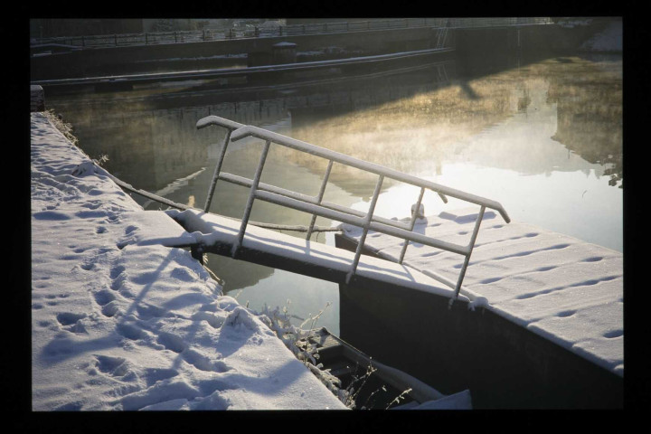Vues de Besançon sous la neige (principalement la Citadelle).