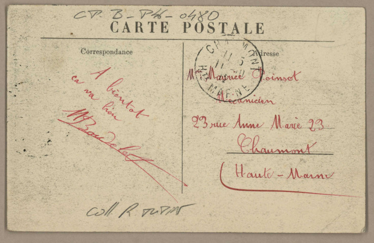 Besançon - Tour de France Cycliste Peugeot - Le Peloton de tête dans la Vallée du Doubs, avant Besançon. [image fixe] , Paris : A. PROUST, Editeur, Paris, 1904/1912